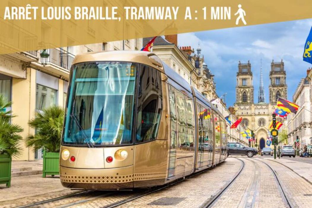 T2 Gare + Parking Apartment Orleans Luaran gambar