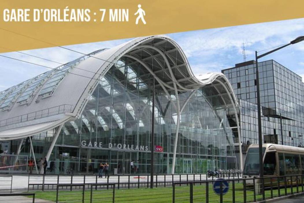 T2 Gare + Parking Apartment Orleans Luaran gambar